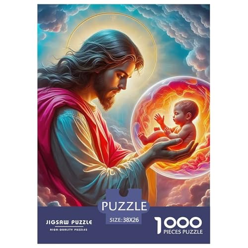Jesus - Religion 1000-teilige Puzzles EIN Herausforderndes Rätsel, Puzzles Für Erwachsene Lernspiel Herausforderungsspielzeug Erwachsenenpuzzle Ab 14 Jahren38x26cm/1000pcs Jesus - Religion 1000-teilige Puzzles EIN Herausforderndes Rätsel, Puzzles Für Erwachsene Lernspiel Herausforderungsspielzeug Erwachsenenpuzzle Ab 14 Jahren38x26cm/1000pcs von JCOUSDAEO