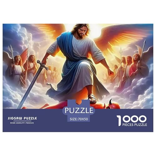 Jesus - Religion 1000-teilige Puzzles EIN Herausforderndes Rätsel, Puzzles Für Erwachsene Lernspiel Herausforderungsspielzeug Erwachsenenpuzzle Ab 14 Jahren70x50cm/1000pcs Jesus - Religion 1000-teilige Puzzles EIN Herausforderndes Rätsel, Puzzles Für Erwachsene Lernspiel Herausforderungsspielzeug Erwachsenenpuzzle Ab 14 Jahren70x50cm/1000pcs von JCOUSDAEO