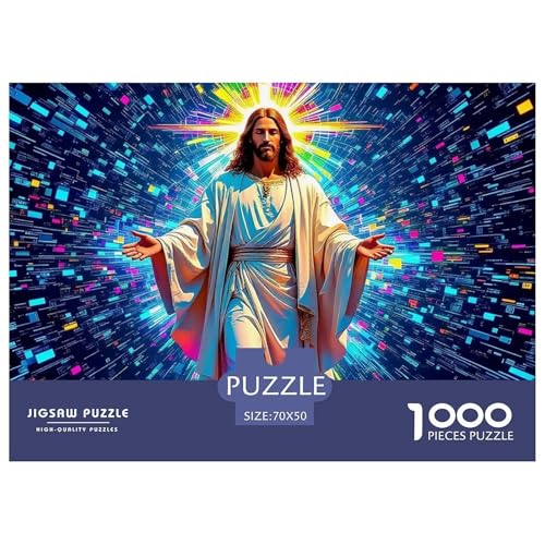 Jesus - Religion 1000-teilige Puzzles EIN Herausforderndes Rätsel, Puzzles Für Erwachsene Lernspiel Herausforderungsspielzeug Erwachsenenpuzzle Ab 14 Jahren70x50cm/1000pcs Jesus - Religion 1000-teilige Puzzles EIN Herausforderndes Rätsel, Puzzles Für Erwachsene Lernspiel Herausforderungsspielzeug Erwachsenenpuzzle Ab 14 Jahren70x50cm/1000pcs von JCOUSDAEO