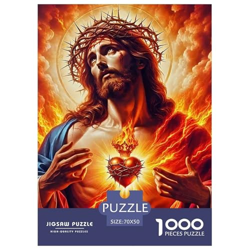 Jesus - Religion 1000-teilige Puzzles EIN Herausforderndes Rätsel, Puzzles Für Erwachsene Lernspiel Herausforderungsspielzeug Erwachsenenpuzzle Ab 14 Jahren70x50cm/1000pcs Jesus - Religion 1000-teilige Puzzles EIN Herausforderndes Rätsel, Puzzles Für Erwachsene Lernspiel Herausforderungsspielzeug Erwachsenenpuzzle Ab 14 Jahren70x50cm/1000pcs von JCOUSDAEO
