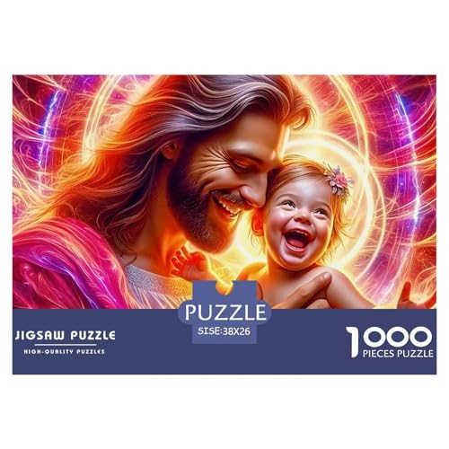 Jesus - Religion 1000-teilige Puzzles EIN Herausforderndes Rätsel, Puzzles Für Erwachsene Lernspiel Herausforderungsspielzeug Kinder38x26cm/1000pcs Jesus - Religion 1000-teilige Puzzles EIN Herausforderndes Rätsel, Puzzles Für Erwachsene Lernspiel Herausforderungsspielzeug Kinder38x26cm/1000pcs von JCOUSDAEO