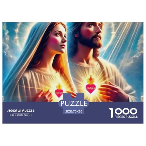 Jesus - Religion 1000-teilige Puzzles EIN Herausforderndes Rätsel, Puzzles Für Erwachsene Lernspiel Herausforderungsspielzeug Kinder70x50cm/1000pcs Jesus - Religion 1000-teilige Puzzles EIN Herausforderndes Rätsel, Puzzles Für Erwachsene Lernspiel Herausforderungsspielzeug Kinder70x50cm/1000pcs von JCOUSDAEO
