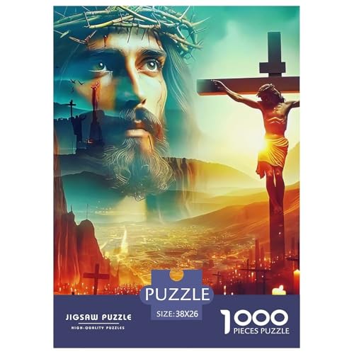 Jesus - Religion 1000-teilige Puzzles Farbenfrohes Puzzle Für Erwachsene Und Kinder Geschicklichkeitsspiel Für Die Ganze Familie,buntes Legespiel Erwachsenenpuzzle38x26cm/1000pcs Jesus - Religion 1000-teilige Puzzles Farbenfrohes Puzzle Für Erwachsene Und Kinder Geschicklichkeitsspiel Für Die Ganze Familie,buntes Legespiel Erwachsenenpuzzle38x26cm/1000pcs von JCOUSDAEO