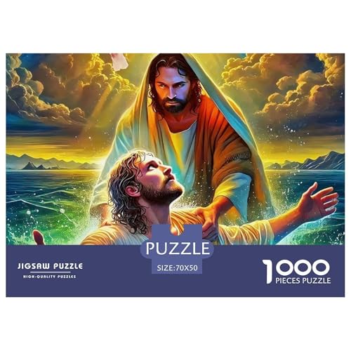 Jesus - Religion 1000-teilige Puzzles Farbenfrohes Puzzle Für Erwachsene Und Kinder Geschicklichkeitsspiel Für Die Ganze Familie,buntes Legespiel Erwachsenenpuzzle70x50cm/1000pcs Jesus - Religion 1000-teilige Puzzles Farbenfrohes Puzzle Für Erwachsene Und Kinder Geschicklichkeitsspiel Für Die Ganze Familie,buntes Legespiel Erwachsenenpuzzle70x50cm/1000pcs von JCOUSDAEO