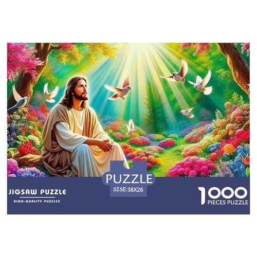 Jesus - Religion 1000-teilige Puzzles Farbenfrohes Puzzle Für Erwachsene Und Kinder Puzzles Für Erwachsene Lernspiel Herausforderungsspielzeug38x26cm/1000pcs Jesus - Religion 1000-teilige Puzzles Farbenfrohes Puzzle Für Erwachsene Und Kinder Puzzles Für Erwachsene Lernspiel Herausforderungsspielzeug38x26cm/1000pcs von JCOUSDAEO