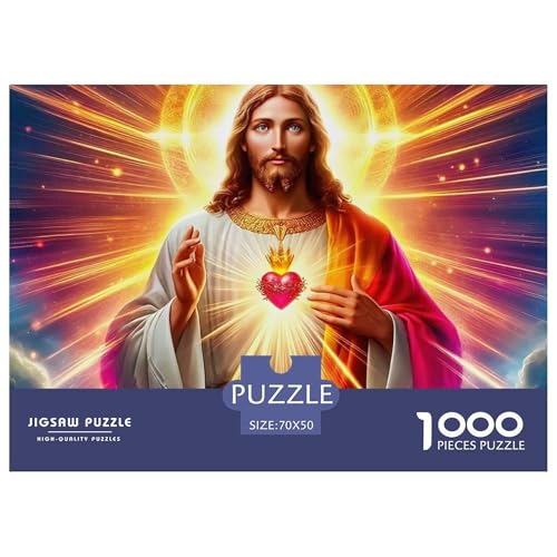 Jesus - Religion 1000-teilige Puzzles Farbenfrohes Puzzle Für Erwachsene Und Kinder Puzzles Für Erwachsene Lernspiel Herausforderungsspielzeug70x50cm/1000pcs Jesus - Religion 1000-teilige Puzzles Farbenfrohes Puzzle Für Erwachsene Und Kinder Puzzles Für Erwachsene Lernspiel Herausforderungsspielzeug70x50cm/1000pcs von JCOUSDAEO