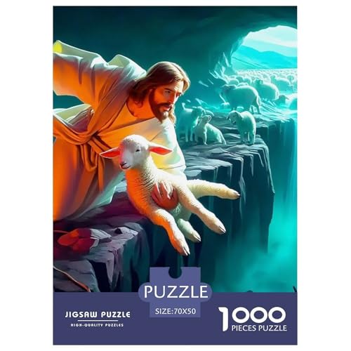 Jesus - Religion 1000-teilige Puzzles Farbenfrohes Puzzle Für Erwachsene Und Kinder Puzzles Für Erwachsene Lernspiel Herausforderungsspielzeug70x50cm/1000pcs Jesus - Religion 1000-teilige Puzzles Farbenfrohes Puzzle Für Erwachsene Und Kinder Puzzles Für Erwachsene Lernspiel Herausforderungsspielzeug70x50cm/1000pcs von JCOUSDAEO