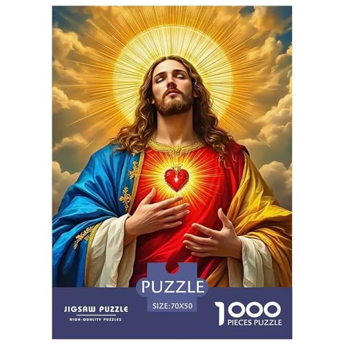 Jesus - Religion 1000-teilige Puzzles Farbenfrohes Puzzle Für Erwachsene Und Kinder Puzzles Für Erwachsene Lernspiel Herausforderungsspielzeug70x50cm/1000pcs Jesus - Religion 1000-teilige Puzzles Farbenfrohes Puzzle Für Erwachsene Und Kinder Puzzles Für Erwachsene Lernspiel Herausforderungsspielzeug70x50cm/1000pcs von JCOUSDAEO