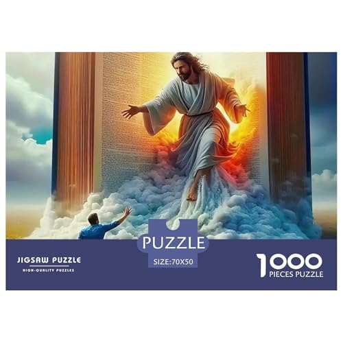 Jesus - Religion 1000-teilige Puzzles Farbenfrohes Puzzle Für Erwachsene Und Kinder Puzzles Für Erwachsene Lernspiel Herausforderungsspielzeug70x50cm/1000pcs Jesus - Religion 1000-teilige Puzzles Farbenfrohes Puzzle Für Erwachsene Und Kinder Puzzles Für Erwachsene Lernspiel Herausforderungsspielzeug70x50cm/1000pcs von JCOUSDAEO