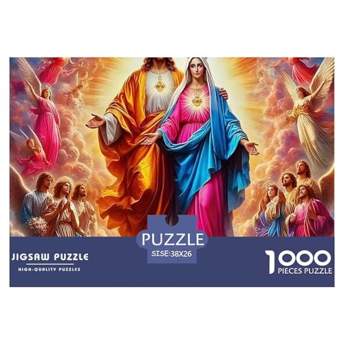 Jesus - Religion Puzzle 1000 Teile EIN Herausforderndes Rätsel, Geschenke Für Frauen,Geschenke Für Männer Erwachsenenpuzzle Ab 14 Jahren38x26cm/1000pcs von JCOUSDAEO