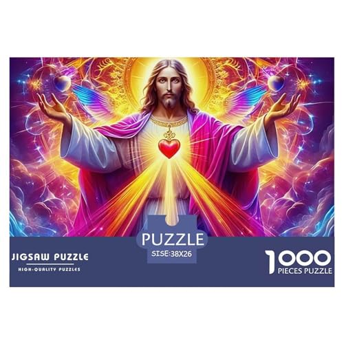 Jesus - Religion Puzzle 1000 Teile EIN Herausforderndes Rätsel, Geschenke Für Frauen,Geschenke Für Männer Erwachsenenpuzzle Ab 14 Jahren38x26cm/1000pcs Jesus - Religion Puzzle 1000 Teile EIN Herausforderndes Rätsel, Geschenke Für Frauen,Geschenke Für Männer Erwachsenenpuzzle Ab 14 Jahren38x26cm/1000pcs von JCOUSDAEO