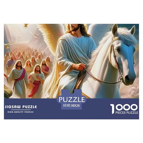 Jesus - Religion Puzzle 1000 Teile EIN Herausforderndes Rätsel, Geschicklichkeitsspiel Für Die Ganze Familie Erwachsenenpuzzle Ab 14 Jahren38x26cm/1000pcs Jesus - Religion Puzzle 1000 Teile EIN Herausforderndes Rätsel, Geschicklichkeitsspiel Für Die Ganze Familie Erwachsenenpuzzle Ab 14 Jahren38x26cm/1000pcs von JCOUSDAEO