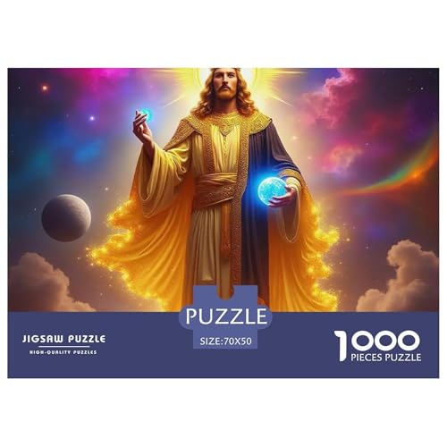 Jesus - Religion Puzzle 1000 Teile EIN Herausforderndes Rätsel, Geschicklichkeitsspiel Für Die Ganze Familie Erwachsenenpuzzle Ab 14 Jahren70x50cm/1000pcs Jesus - Religion Puzzle 1000 Teile EIN Herausforderndes Rätsel, Geschicklichkeitsspiel Für Die Ganze Familie Erwachsenenpuzzle Ab 14 Jahren70x50cm/1000pcs von JCOUSDAEO