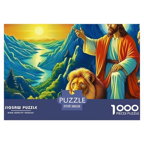 Jesus - Religion Puzzle 1000 Teile EIN Herausforderndes Rätsel, Geschicklichkeitsspiel Für Die Ganze Familie1000-teilige Puzzles Kinder38x26cm/1000pcs Jesus - Religion Puzzle 1000 Teile EIN Herausforderndes Rätsel, Geschicklichkeitsspiel Für Die Ganze Familie1000-teilige Puzzles Kinder38x26cm/1000pcs von JCOUSDAEO