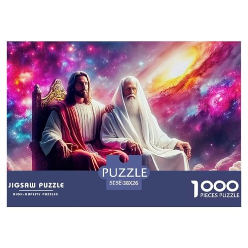 Jesus - Religion Puzzle 1000 Teile EIN Herausforderndes Rätsel, Puzzles Für Erwachsene Lernspiel Erwachsenenpuzzle Ab 14 Jahren38x26cm/1000pcs Jesus - Religion Puzzle 1000 Teile EIN Herausforderndes Rätsel, Puzzles Für Erwachsene Lernspiel Erwachsenenpuzzle Ab 14 Jahren38x26cm/1000pcs von JCOUSDAEO