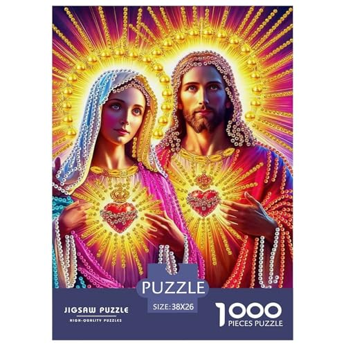 Jesus - Religion Puzzle 1000 Teile EIN Herausforderndes Rätsel, Puzzles Für Erwachsene Lernspiel Erwachsenenpuzzle Ab 14 Jahren38x26cm/1000pcs Jesus - Religion Puzzle 1000 Teile EIN Herausforderndes Rätsel, Puzzles Für Erwachsene Lernspiel Erwachsenenpuzzle Ab 14 Jahren38x26cm/1000pcs von JCOUSDAEO