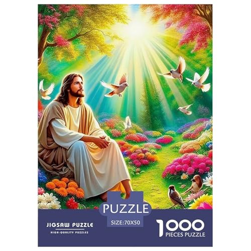 Jesus - Religion Puzzle 1000 Teile EIN Herausforderndes Rätsel, Puzzles Für Erwachsene Lernspiel Erwachsenenpuzzle Ab 14 Jahren70x50cm/1000pcs Jesus - Religion Puzzle 1000 Teile EIN Herausforderndes Rätsel, Puzzles Für Erwachsene Lernspiel Erwachsenenpuzzle Ab 14 Jahren70x50cm/1000pcs von JCOUSDAEO