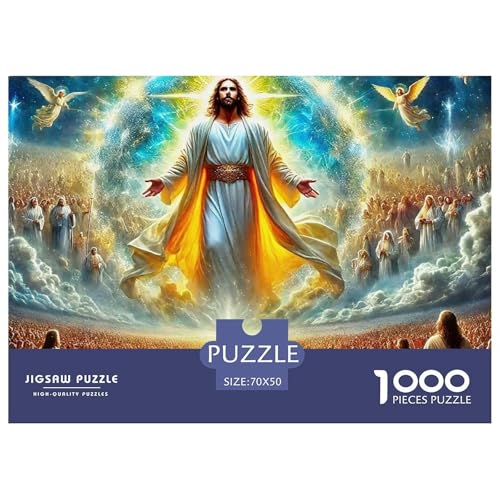 Jesus - Religion Puzzle 1000 Teile EIN Herausforderndes Rätsel, Puzzles Für Erwachsene Lernspiel Erwachsenenpuzzle Ab 14 Jahren70x50cm/1000pcs Jesus - Religion Puzzle 1000 Teile EIN Herausforderndes Rätsel, Puzzles Für Erwachsene Lernspiel Erwachsenenpuzzle Ab 14 Jahren70x50cm/1000pcs von JCOUSDAEO