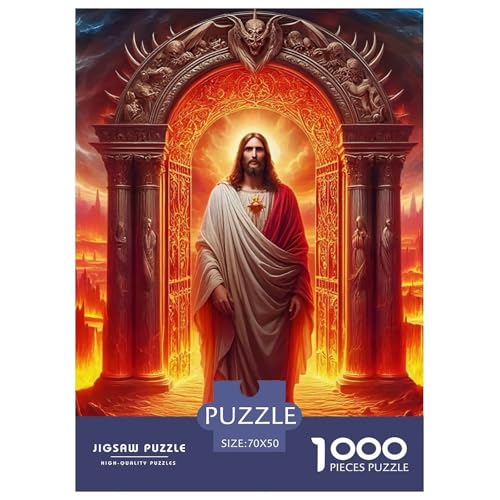 Jesus - Religion Puzzle 1000 Teile Farbenfrohes Puzzle Für Erwachsene Und Kinder Geschenke Für Frauen,Geschenke Für Männer Erwachsenenpuzzle70x50cm/1000pcs Jesus - Religion Puzzle 1000 Teile Farbenfrohes Puzzle Für Erwachsene Und Kinder Geschenke Für Frauen,Geschenke Für Männer Erwachsenenpuzzle70x50cm/1000pcs von JCOUSDAEO
