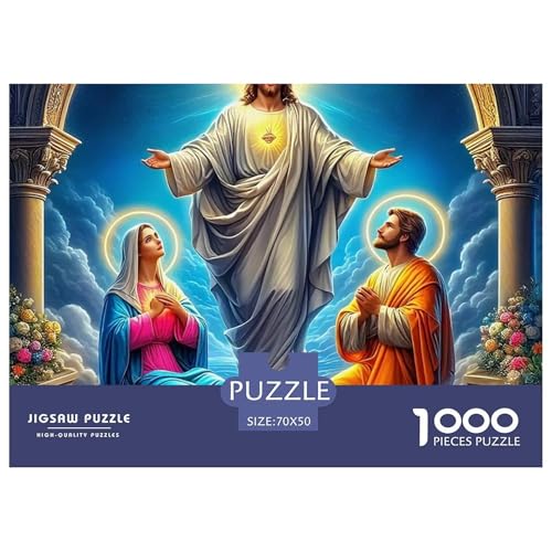 Jesus - Religion Puzzle 1000 Teile Farbenfrohes Puzzle Für Erwachsene Und Kinder Geschicklichkeitsspiel Für Die Ganze Familie,1000-teilige Puzzles70x50cm/1000pcs Jesus - Religion Puzzle 1000 Teile Farbenfrohes Puzzle Für Erwachsene Und Kinder Geschicklichkeitsspiel Für Die Ganze Familie,1000-teilige Puzzles70x50cm/1000pcs von JCOUSDAEO