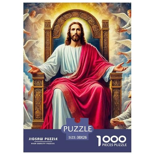 Jesus - Religion Puzzle 1000 Teile Farbenfrohes Puzzle Für Erwachsene Und Kinder Puzzles Für Erwachsene Lernspiel Erwachsenenpuzzle Ab 14 Jahren38x26cm/1000pcs Jesus - Religion Puzzle 1000 Teile Farbenfrohes Puzzle Für Erwachsene Und Kinder Puzzles Für Erwachsene Lernspiel Erwachsenenpuzzle Ab 14 Jahren38x26cm/1000pcs von JCOUSDAEO