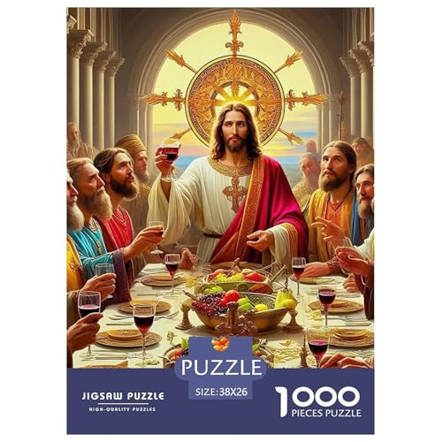 Jesus - Religion Puzzle 1000 Teile Klassische Puzzles Schwer Für Erwachsene Und Kinder Puzzles Für Erwachsene Lernspiel Erwachsenenpuzzle Ab 14 Jahren38x26cm/1000pcs Jesus - Religion Puzzle 1000 Teile Klassische Puzzles Schwer Für Erwachsene Und Kinder Puzzles Für Erwachsene Lernspiel Erwachsenenpuzzle Ab 14 Jahren38x26cm/1000pcs von JCOUSDAEO