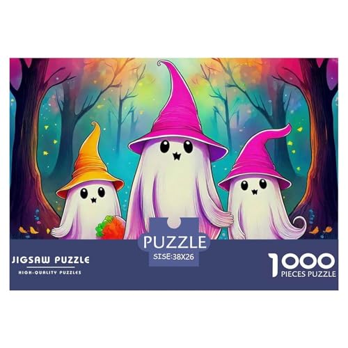 Jumbie Kürbisse 1000-teilige Puzzles EIN Herausforderndes Rätsel, Geschenke Für Frauen,Geschenke Für Männer Erwachsenenpuzzle Ab 14 Jahren38x26cm/1000pcs von JCOUSDAEO