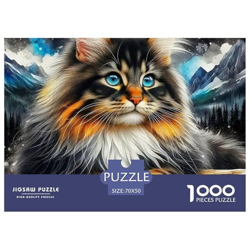 Katze im Mondlicht Puzzle 1000 Pieces Puzzle for Men and Women Niedliche Katze Puzzle Games for The Whole for Women, Gifts for Men for Older Children70x50cm/1000pcs Katze im Mondlicht Puzzle 1000 Pieces Puzzle for Men and Women Niedliche Katze Puzzle Games for The Whole for Women, Gifts for Men for Older Children70x50cm/1000pcs von JCOUSDAEO