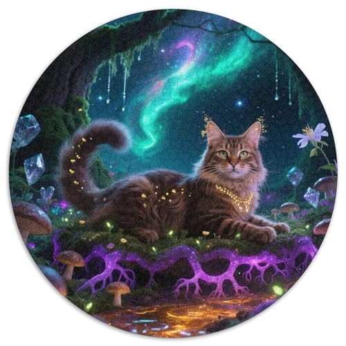 Kornischer Rex 1000 Puzzle Creative Gifts Haustier Katze Round Puzzles Educational Stress Relieving Toy Adult Sophisticated for Adults & Children1000pcs (67.5x67.5cm) von JCOUSDAEO