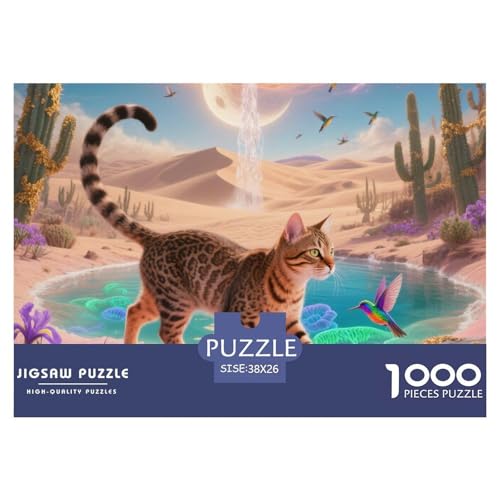 Kornischer Rex Puzzle 1000 Pieces Puzzle for Men and Women Haustier Katze Puzzles for Adults Educational Game Challenge Toy Gifts for Women, Gifts for Men for Older Children38x26cm/1000pcs von JCOUSDAEO