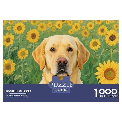 Labrador Retriever ​ Puzzle 1000 Pieces A Challenging Puzzle Haustier Hund Puzzles for Adults and Children Gifts for Women, Gifts for Men for Older Children38x26cm/1000pcs von JCOUSDAEO