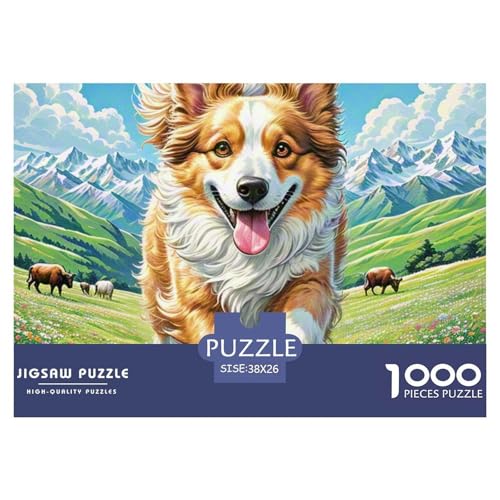 Lhasa Apso ​ Puzzle 1000 Pieces A Challenging Puzzle Süße Haustiere Puzzle Games for The Whole Family Colourful Toy for Children from 8-12 Years for Children from 14 Years38x26cm/1000pcs von JCOUSDAEO