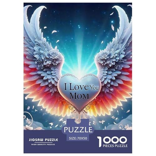 Liebe Blumen 1000 Teile Puzzle EIN Herausforderndes Rätsel, schöne Blume Geschicklichkeitsspiel Für Die Ganze Familie,buntes Legespiel Erwachsenenpuzzle70x50cm/1000pcs von JCOUSDAEO