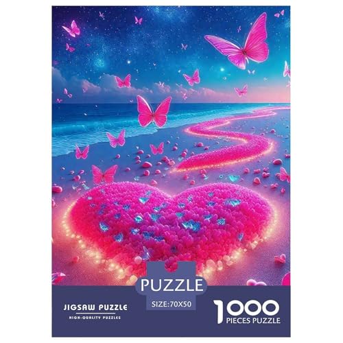 Liebe Blumen 1000 Teile Puzzle EIN Herausforderndes Rätsel, schöne Blume Puzzles Für Erwachsene Lernspiel Herausforderungsspielzeug Erwachsenenpuzzle70x50cm/1000pcs von JCOUSDAEO