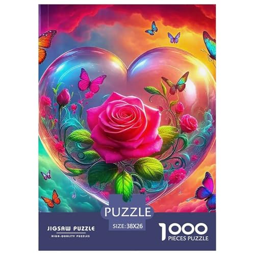 Liebe Blumen Puzzle 1000 Teile EIN Herausforderndes Rätsel, schöne Blume Geschicklichkeitsspiel Für Die Ganze Familie Erwachsenenpuzzle Ab 14 Jahren38x26cm/1000pcs Liebe Blumen Puzzle 1000 Teile EIN Herausforderndes Rätsel, schöne Blume Geschicklichkeitsspiel Für Die Ganze Familie Erwachsenenpuzzle Ab 14 Jahren38x26cm/1000pcs von JCOUSDAEO