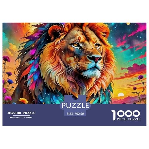 Löwen 1000 Piece Puzzle Puzzle for Men and Women Tier of Prey Puzzle Games for The Whole for Women, Gifts for Men for Children from 14 Years70x50cm/1000pcs Löwen 1000 Piece Puzzle Puzzle for Men and Women Tier of Prey Puzzle Games for The Whole for Women, Gifts for Men for Children from 14 Years70x50cm/1000pcs von JCOUSDAEO