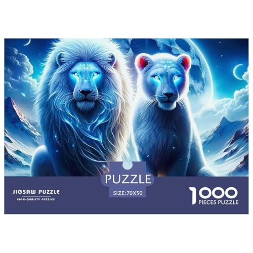 Löwen 1000 Teile Puzzle EIN Herausforderndes Rätsel, Mächtige Tiere Geschenke Für Frauen,Geschenke Für Männer Erwachsenenpuzzle Ab 14 Jahren70x50cm/1000pcs Löwen 1000 Teile Puzzle EIN Herausforderndes Rätsel, Mächtige Tiere Geschenke Für Frauen,Geschenke Für Männer Erwachsenenpuzzle Ab 14 Jahren70x50cm/1000pcs von JCOUSDAEO