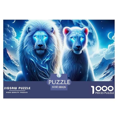 Löwen 1000-teilige Puzzles EIN Herausforderndes Rätsel, Mächtige Tiere Puzzles Für Erwachsene Lernspiel Herausforderungsspielzeug Erwachsenenpuzzle Ab 14 Jahren38x26cm/1000pcs Löwen 1000-teilige Puzzles EIN Herausforderndes Rätsel, Mächtige Tiere Puzzles Für Erwachsene Lernspiel Herausforderungsspielzeug Erwachsenenpuzzle Ab 14 Jahren38x26cm/1000pcs von JCOUSDAEO