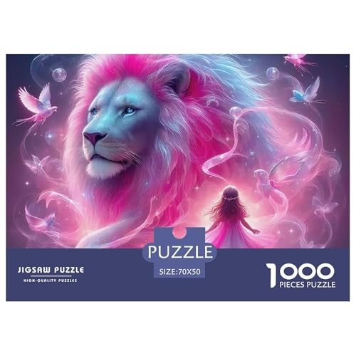 Löwen 1000-teilige Puzzles EIN Herausforderndes Rätsel, Mächtige Tiere Puzzles Für Erwachsene Lernspiel Herausforderungsspielzeug Erwachsenenpuzzle Ab 14 Jahren70x50cm/1000pcs Löwen 1000-teilige Puzzles EIN Herausforderndes Rätsel, Mächtige Tiere Puzzles Für Erwachsene Lernspiel Herausforderungsspielzeug Erwachsenenpuzzle Ab 14 Jahren70x50cm/1000pcs von JCOUSDAEO