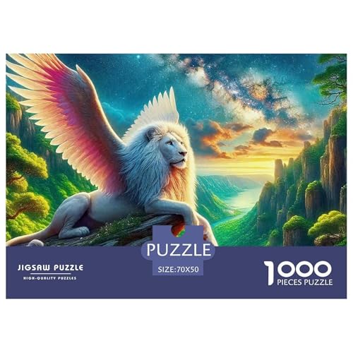 Löwen 1000-teilige Puzzles EIN Herausforderndes Rätsel, Mächtige Tiere Puzzles Für Erwachsene Lernspiel Herausforderungsspielzeug Erwachsenenpuzzle Ab 14 Jahren70x50cm/1000pcs Löwen 1000-teilige Puzzles EIN Herausforderndes Rätsel, Mächtige Tiere Puzzles Für Erwachsene Lernspiel Herausforderungsspielzeug Erwachsenenpuzzle Ab 14 Jahren70x50cm/1000pcs von JCOUSDAEO