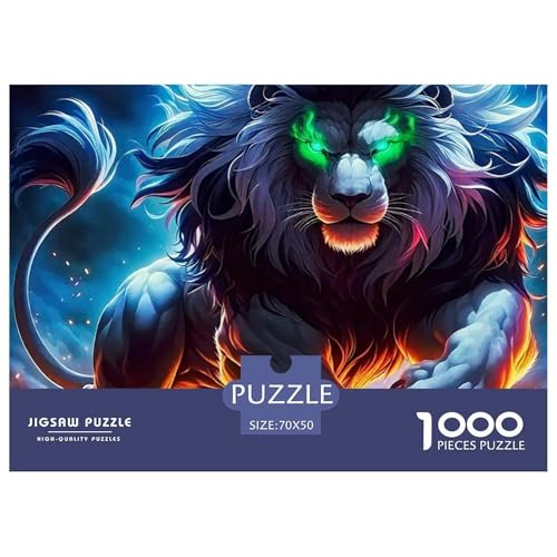 Löwen Puzzle 1000 Teile EIN Herausforderndes Rätsel, Mächtige Tiere Puzzles Für Erwachsene Lernspiel Erwachsenenpuzzle Ab 14 Jahren70x50cm/1000pcs Löwen Puzzle 1000 Teile EIN Herausforderndes Rätsel, Mächtige Tiere Puzzles Für Erwachsene Lernspiel Erwachsenenpuzzle Ab 14 Jahren70x50cm/1000pcs von JCOUSDAEO