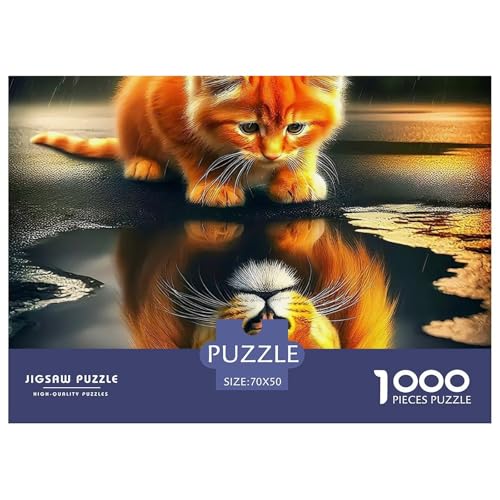 Löwen Puzzle 1000 Teile EIN Herausforderndes Rätsel, Mächtige Tiere Puzzles Für Erwachsene Lernspiel Erwachsenenpuzzle Ab 14 Jahren70x50cm/1000pcs Löwen Puzzle 1000 Teile EIN Herausforderndes Rätsel, Mächtige Tiere Puzzles Für Erwachsene Lernspiel Erwachsenenpuzzle Ab 14 Jahren70x50cm/1000pcs von JCOUSDAEO