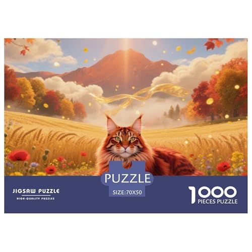 Maine Coon 1000 Piece Puzzle Puzzle for Men and Women Hübsches Haustierkatzen Puzzle Games for The Whole Family Colourful Toy for Children from 8-12 Years for Children from 14 Years70x50cm/1000pcs Maine Coon 1000 Piece Puzzle Puzzle for Men and Women Hübsches Haustierkatzen Puzzle Games for The Whole Family Colourful Toy for Children from 8-12 Years for Children from 14 Years70x50cm/1000pcs von JCOUSDAEO