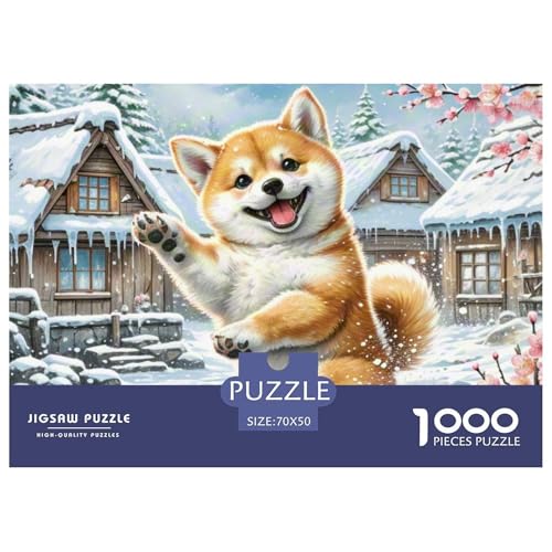 Miniatur Akita Puzzle 1000 Pieces Puzzle for Men and Women Süße Haustiere Puzzles for Adults Educational Game Challenge Toy Gifts for Women, Gifts for Men for Older Children70x50cm/1000pcs Miniatur Akita Puzzle 1000 Pieces Puzzle for Men and Women Süße Haustiere Puzzles for Adults Educational Game Challenge Toy Gifts for Women, Gifts for Men for Older Children70x50cm/1000pcs von JCOUSDAEO