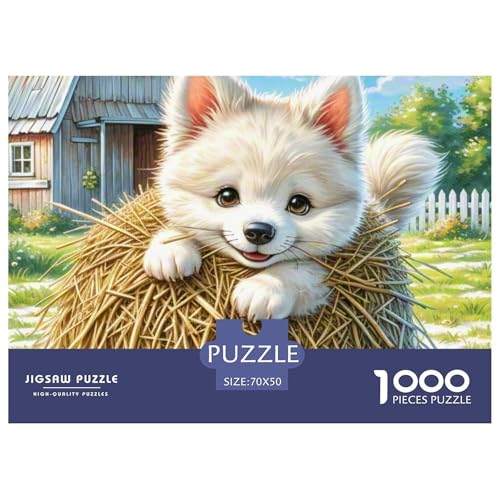 Miniatur American Eskimo Dog 1000 Piece Puzzle A Challenging Puzzle Haustierhund Puzzle Games for The Whole for Women, Gifts for Men for Older Children70x50cm/1000pcs Miniatur American Eskimo Dog 1000 Piece Puzzle A Challenging Puzzle Haustierhund Puzzle Games for The Whole for Women, Gifts for Men for Older Children70x50cm/1000pcs von JCOUSDAEO