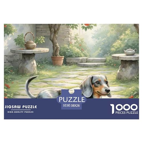 Miniatur Dachshund 1000 Piece Puzzle A Challenging Puzzle Haustierhund Puzzles for Adults Educational Game Challenge Toy Colourful Toy for Children from 8-12 Years for Older Children38x26cm/1000pcs Miniatur Dachshund 1000 Piece Puzzle A Challenging Puzzle Haustierhund Puzzles for Adults Educational Game Challenge Toy Colourful Toy for Children from 8-12 Years for Older Children38x26cm/1000pcs von JCOUSDAEO