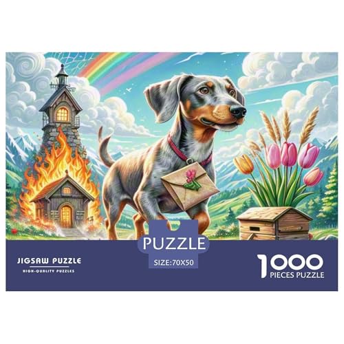 Miniatur Dachshund Puzzle 1000 Pieces Puzzle for Men and Women Haustierhund Puzzle Games for The Whole for Women, Gifts for Men for Children from 14 Years70x50cm/1000pcs Miniatur Dachshund Puzzle 1000 Pieces Puzzle for Men and Women Haustierhund Puzzle Games for The Whole for Women, Gifts for Men for Children from 14 Years70x50cm/1000pcs von JCOUSDAEO