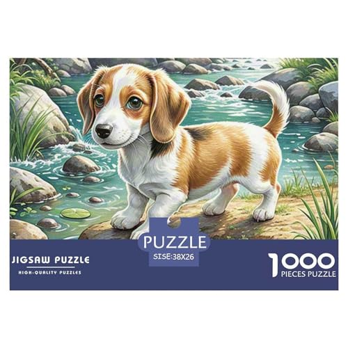 Miniatur Dachshund ​ Puzzle 1000 Pieces Puzzle for Men and Women Haustierhund Puzzles for Adults and Children Gifts for Women, Gifts for Men for Children from 14 Years38x26cm/1000pcs von JCOUSDAEO