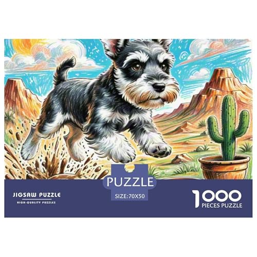 Miniatur Schnauzer 1000 Piece Puzzle A Challenging Puzzle Haustierhund Puzzles for Adults and Children Gifts for Women, Gifts for Men for Children from 14 Years70x50cm/1000pcs Miniatur Schnauzer 1000 Piece Puzzle A Challenging Puzzle Haustierhund Puzzles for Adults and Children Gifts for Women, Gifts for Men for Children from 14 Years70x50cm/1000pcs von JCOUSDAEO