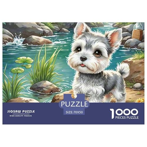 Miniatur Schnauzer Puzzle 1000 Pieces A Challenging Puzzle Haustierhund Puzzles for Adults and Children Gifts for Women, Gifts for Men for Children from 14 Years70x50cm/1000pcs Miniatur Schnauzer Puzzle 1000 Pieces A Challenging Puzzle Haustierhund Puzzles for Adults and Children Gifts for Women, Gifts for Men for Children from 14 Years70x50cm/1000pcs von JCOUSDAEO